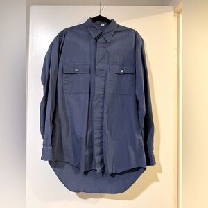 Calvin Klein size medium Men's Blue Button-Up Shirt
